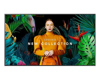 Samsung LH75QMCEBGCXGO signage display Digital signage flat panel 75" LCD Wi-Fi 500 cd/m² 4K Ultra HD Black Built-in processor Tizen 24/7