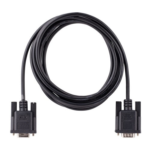 StarTech.com 9FMNM-3M-RS232-CABLE serial cable Black 118.1" (3 m) DB-9