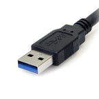 StarTech.com USB3SAB6BK USB cable USB 3.2 Gen 1 (3.1 Gen 1) 70.9" (1.8 m) USB A USB B Black