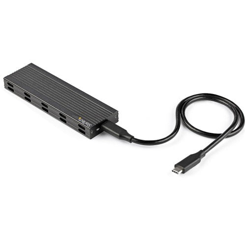 StarTech.com SM2E1BMU31C storage drive enclosure SSD enclosure Black M.2