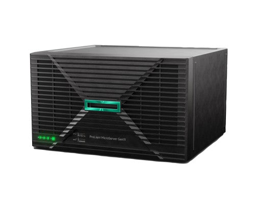 HPE ProLiant MicroServer Gen11 6325P 3.5GHz 4c 1P 2x16GB-U 4LFF-NHP 1x180W PS NA Server