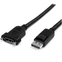 StarTech.com DPPNLFM3PW DisplayPort cable 35.4" (0.9 m) Black