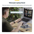 StarTech.com ATER-LAPTOP-RISER laptop stand Silver