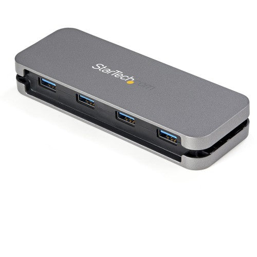 StarTech.com HB30CM4AB interface hub USB 3.2 Gen 1 (3.1 Gen 1) Type-C 5000 Mbit/s Black, Gray