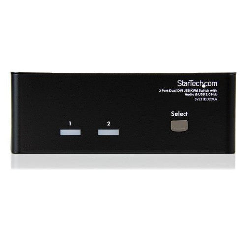 StarTech.com SV231DD2DUA KVM switch Black