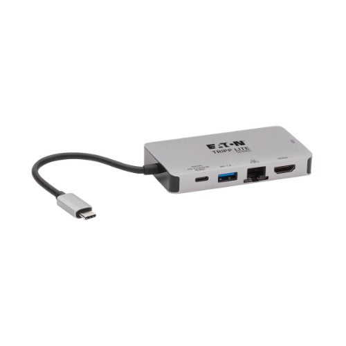 Tripp Lite U442-DOCK6-GY laptop dock/port replicator Wired USB 3.2 Gen 1 (3.1 Gen 1) Type-C Gray