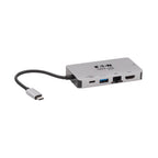 Tripp Lite U442-DOCK6-GY laptop dock/port replicator Wired USB 3.2 Gen 1 (3.1 Gen 1) Type-C Gray