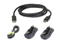 ATEN 2L-7D03UDPX4 KVM cable Black 118.1" (3 m)