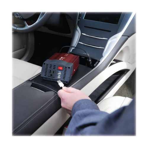 Tripp Lite PV150USB power adapter/inverter Auto 150 W Black, Red