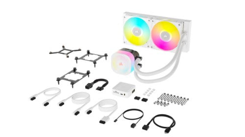 Corsair iCUE LINK TITAN RX RGB Processor All-in-one liquid cooler 4.72" (12 cm) White 1 pc(s)