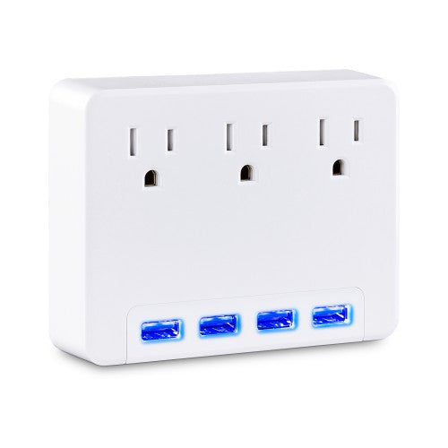 CyberPower P3WU surge protector White 3 AC outlet(s) 125 V