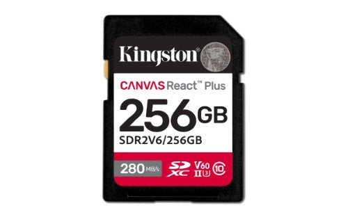 Kingston Technology Canvas React Plus 256 GB SDXC UHS-II Class 10