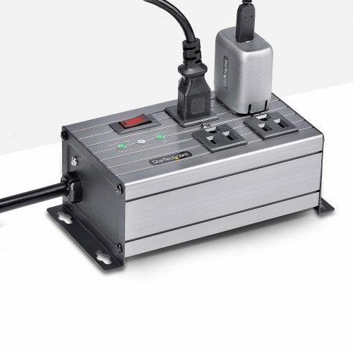 StarTech.com 4N515S8-POWER-STRIP power distribution unit (PDU) 4 AC outlet(s) Gray