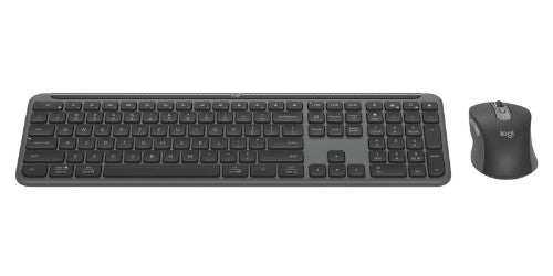 Logitech 920-012427 keyboard Mouse included Office RF Wireless + Bluetooth QWERTY English Graphite