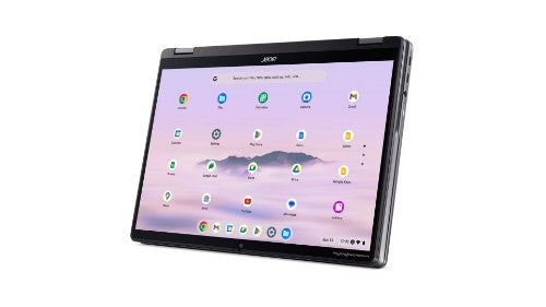 Acer Chromebook CPE594-1N-57ZJ Intel Core 5 120U 14" Touchscreen Full HD 16 GB LPDDR5x-SDRAM 256 GB SSD Wi-Fi 6E (802.11ax) ChromeOS US English Metallic