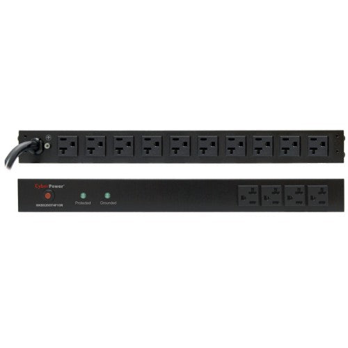 CyberPower RKBS20ST4F10R surge protector Black 14 AC outlet(s) 120 V 179.9" (4.57 m)