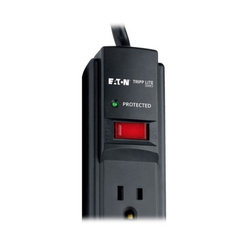 Tripp Lite TLP606B surge protector Black 6 AC outlet(s) 120 V 70.9" (1.8 m)