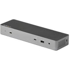 StarTech.com TB3CDK2DH laptop dock/port replicator Wired Thunderbolt 3 Black, Silver