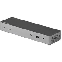 StarTech.com TB3CDK2DH laptop dock/port replicator Wired Thunderbolt 3 Black, Silver