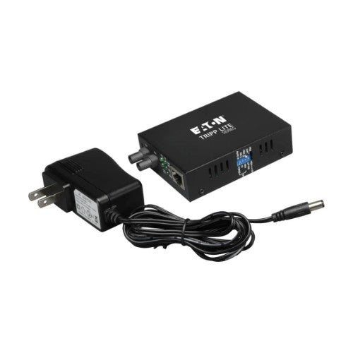 Tripp Lite N784-001-ST network media converter 100 Mbit/s 1310 nm Multi-mode Black
