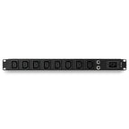 StarTech.com PDU08C13H power distribution unit (PDU) 8 AC outlet(s) 1U Black