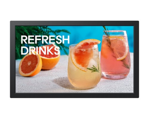 Samsung LH13QBCEBGBXZA signage display Digital A-board 13" LED Wi-Fi 500 cd/m² Full HD Black Android 16/7