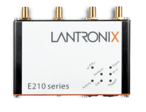 Lantronix E210 Standard wireless router Fast Ethernet Single-band (2.4 GHz) 4G Black, Orange, White