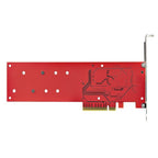 StarTech.com DUAL-M2-PCIE-CARD-B interface cards/adapter Internal M.2