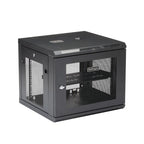 StarTech.com RK920WALM rack cabinet 9U Wall mounted rack Black