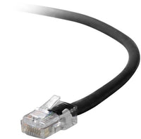 Belkin Cat5e, 50ft, 1 x RJ-45, 1 x RJ-45, Black networking cable 600" (15.2 m)