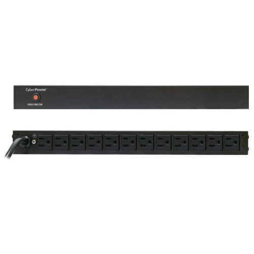 CyberPower PDU15B12R power distribution unit (PDU) 12 AC outlet(s) 1U Black
