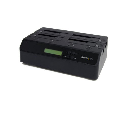 StarTech.com SATDOCK4U3RE media duplicator HDD duplicator Black 3 copies
