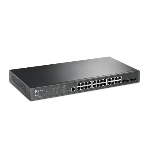 TP-Link JetStream TL-SG3428 network switch Managed L2/L3 Gigabit Ethernet (10/100/1000) 1U Black