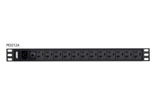 ATEN PE0212A power distribution unit (PDU) 12 AC outlet(s) 1U Black