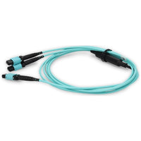 AddOn Networks ADD16FMPO4M6M5OM4P fiber optic cable 236.2" (6 m) MPO-16 4x MPO LOMM OM4 Aqua color