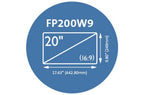 Kensington FP200W9 Privacy Screen for 20” Widescreen Monitors (16:9)