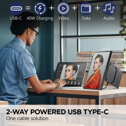 Viewsonic VP Series VP16-OLED computer monitor 16" 1920 x 1080 pixels Full HD Black