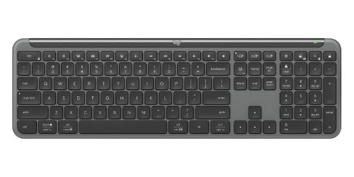 Logitech 920-012427 keyboard Mouse included Office RF Wireless + Bluetooth QWERTY English Graphite