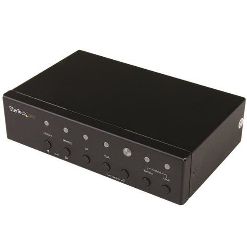 StarTech.com STDHVHDBT AV extender AV transmitter & receiver Black