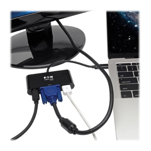 Tripp Lite U444-06N-VUB-C laptop dock/port replicator Wired USB 3.2 Gen 1 (3.1 Gen 1) Type-C Black