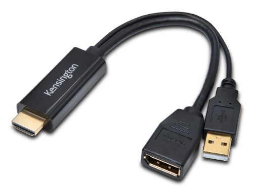 Kensington K33899WW video cable adapter DisplayPort HDMI + USB Black