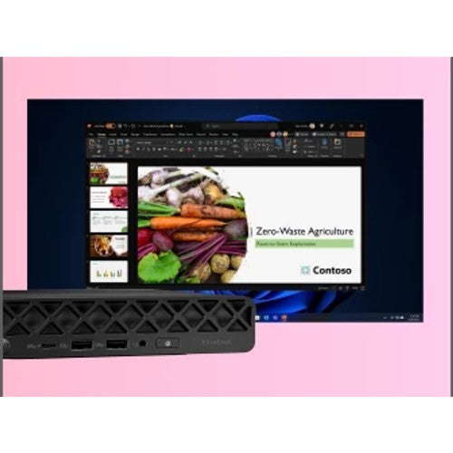 HP EliteDesk 8 Mini G1i AI Wolf Pro Security Edition Intel Core Ultra 7 265T 64 GB DDR5-SDRAM 1 TB SSD Windows 11 Pro Mini PC AI PC Black