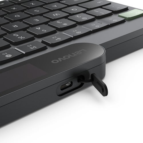 Lenovo 4Y41R69498 keyboard Home/Office Bluetooth Canadian, French Black, Green