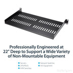 StarTech.com CABSHELFV1U rack accessory Rack shelf
