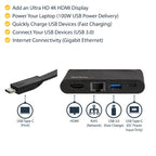 StarTech.com DKT30CHCPD laptop dock/port replicator Wired USB 3.2 Gen 1 (3.1 Gen 1) Type-C Black