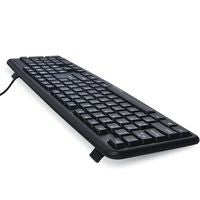 Verbatim Slimline USB keyboard QWERTY US International Black