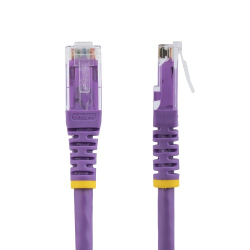 StarTech.com C6PATCH6PL networking cable Purple 70.9" (1.8 m) Cat6 U/UTP (UTP)