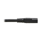 Tripp Lite P019-004 power cable Black 48" (1.22 m) C15 coupler NEMA 5-15P