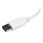 StarTech.com ST4300MINU3W interface hub USB 3.2 Gen 1 (3.1 Gen 1) Type-A 5000 Mbit/s White