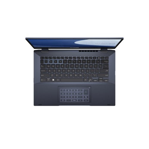 ASUS ExpertBook B5 Flip B5402FBA-Q53P-CB laptop Intel® Core™ i5 i5-1240P Hybrid (2-in-1) 14" Touchscreen Full HD 8 GB DDR5-SDRAM 256 GB SSD Wi-Fi 6E (802.11ax) Windows 11 Pro Black